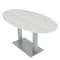 Skutchi Designs 33.5 in W, 59.5 in L, 29 in H, Engineered Wood Top, White HAR-BOVL-34X60-DOU-WHCYPRESS - alternate 1